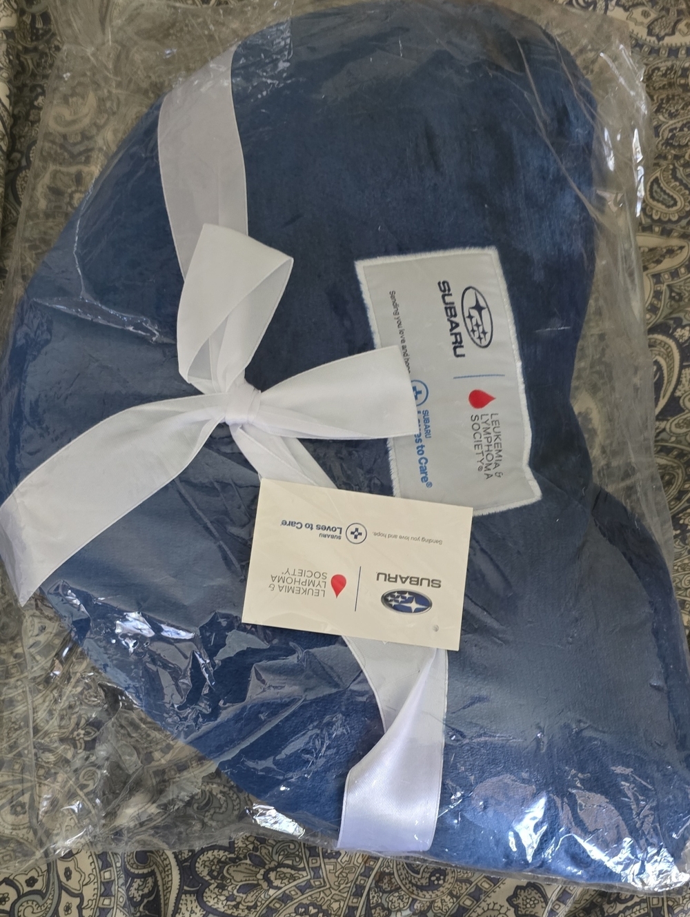 Subaru Branded Cuddle Pillow
